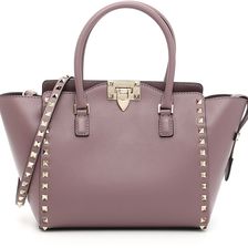Valentino Garavani Small Rockstud Bag DARK MAUVE