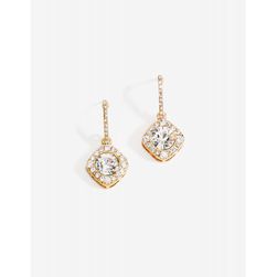 Bijuterii Femei CheapChic Laura Dia Drop Rhinestone Earring Met Gold