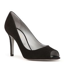 Incaltaminte Femei Sergio Rossi Suede Peep Toe Pump Black