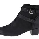 Incaltaminte Femei Rockport Total Motion Amy Strap Bootie Black Pull Up Leather