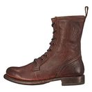Incaltaminte Femei Frye Jenna Combat Dark Brown Stone Antiqued
