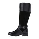 Incaltaminte Femei LAUREN Ralph Lauren Maryann Wide Calf Black Burn CalfSport Suede