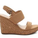 Incaltaminte Femei Adrienne Vittadini Croome Wedge Sandal Nude