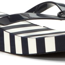 Michael Kors Bedford Flip Flop Navy Stripe