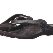 Incaltaminte Femei Crocs Kadee II Leopard Print Flip Espresso