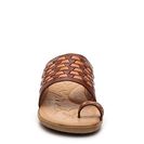 Incaltaminte Femei Born Salla Flat Sandal BrownCognac