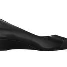 Incaltaminte Femei Rockport Total Motion Annett Cap Toe Wedge Black Burn CalfLizard