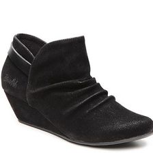 Incaltaminte Femei Blowfish Leaf Wedge Bootie Black Fabric