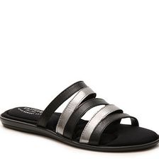 Incaltaminte Femei Eastland Phoebe Flat Sandal BlackSilver