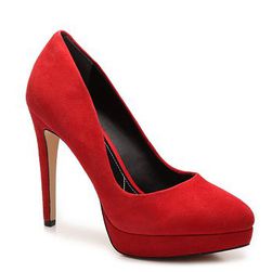 Incaltaminte Femei Charles by Charles David Flip Platform Pump Red