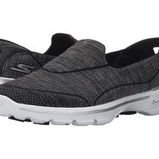 Incaltaminte Femei SKECHERS Go Walk 3 - Super Sock 3 BlackWhite
