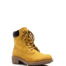 Incaltaminte Femei CheapChic Take A Hike Lace-up Lug Boots Wheat