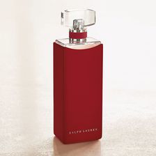 Ralph Lauren Red Leather EDP Case Red