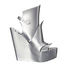 Incaltaminte Femei Melissa Shoes Ascenscion Gareth Pugh SilverBlack