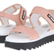 Incaltaminte Femei LOVE Moschino Shiny Open Toe Pink