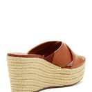 Incaltaminte Femei Michael Antonio Gisel Wedge Sandal Cognac