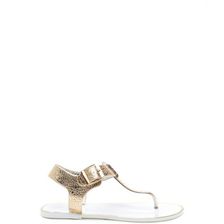 Incaltaminte Femei CheapChic Venomous Vixen Metallic Sandals White