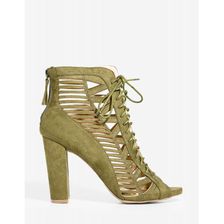 Incaltaminte Femei CheapChic Morris-33 Play It Up Bootie Olive