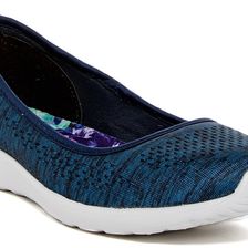 SKECHERS Flex Memory Foam Stardust Follow Me Flat (Women's) NVY-NAVY