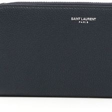 Saint Laurent Ysl Classic Rive Gauche Wallet DEEP MARINE