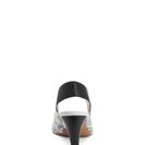 Incaltaminte Femei French Connection White Black Kourtney Pointed Toe Low Heel Slingback Pumps Black White