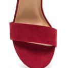 Incaltaminte Femei CheapChic You\'ve Been Blocked Faux Suede Heels Red