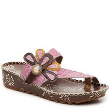 Incaltaminte Femei Spring Step Florentina Wedge Sandal BrownLight Pink