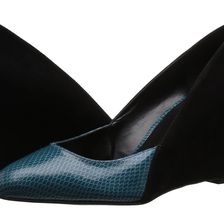 Nine West Devinity Black/Blue Green Suede