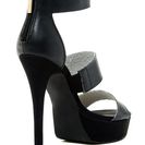 Incaltaminte Femei Michael Antonio Tarot Heeled Sandal Black