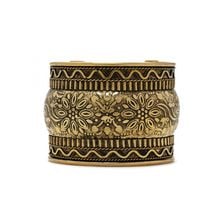 Bijuterii Femei Forever21 Etched Floral Cuff Antique gold