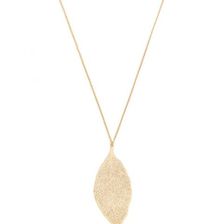 Bijuterii Femei Forever21 Leaf Pendant Necklace Gold