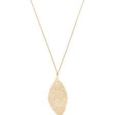 Bijuterii Femei Forever21 Leaf Pendant Necklace Gold