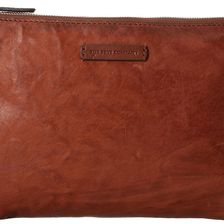 Frye Michelle Tech Clutch Cognac Antique Soft Vintage