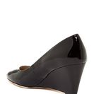 Incaltaminte Femei Via Spiga Pamina Patent Wedge Pump - Wide Width Available BLACK