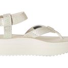 Incaltaminte Femei Teva Flatform Sandal Iridescent White