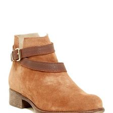 Incaltaminte Femei Manas Crisscross Buckle Strap Ankle Bootie LEGNO-NUDE