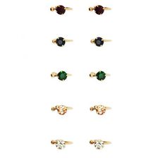 Bijuterii Femei Forever21 Faux Gem Ear Cuff Set Goldmulti