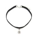 Bijuterii Femei Forever21 Velvet Sun Choker Silverblack