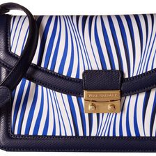 Vera Bradley Tess Crossbody Wavy Stripe/Navy
