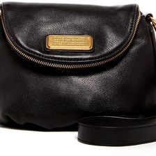 Marc by Marc Jacobs Mini Natasha Leather Crossbody BLACK