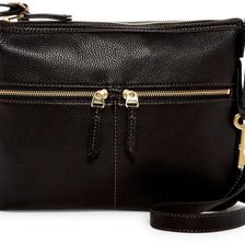 Fossil Erin Leather Crossbody BLACK