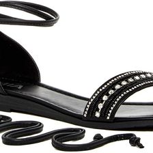 MIA Charitab Ankle Wrap Sandal BLACK AZTE