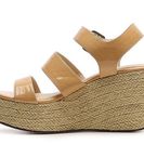 Incaltaminte Femei Michael Antonio Gensen Wedge Sandal Nude