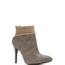 Incaltaminte Femei CheapChic Zipping Around Padded Cuff Booties Taupe