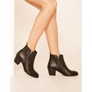 Incaltaminte Femei Forever21 Zippered Ankle Booties Black