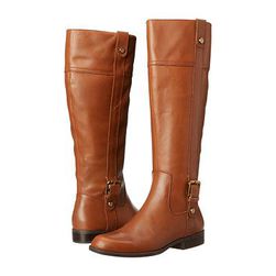 Incaltaminte Femei AK Anne Klein Cijiw - Wide Calf Cognac Leather