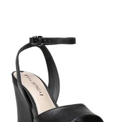 Incaltaminte Femei Via Spiga Piper Ankle Strap Sandal Women BLACK LEATHER