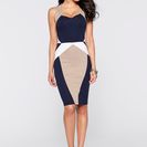 Rochie cu aspect Scuba 