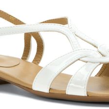 Vaneli Benes White Patent