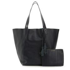 Accesorii Femei Lucky Brand Lucky Brand Reese Leather Tote Navy Blue
